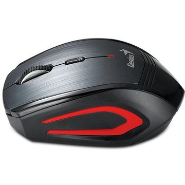 Mouse Genius NX-6550 wireless, 1200dpi, negru / rosu
