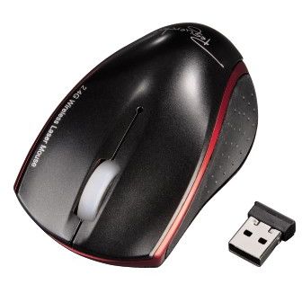 Mouse Hama 53875 wireless laser Pequento2, negru / rosu