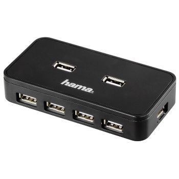 Hama 39859 hub USB cu 7 porturi, negru