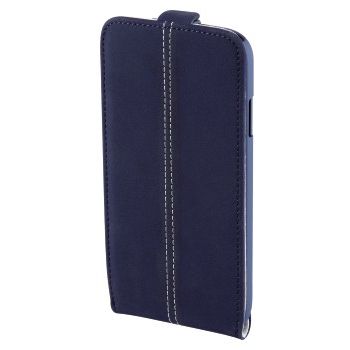 Husa Hama 124637 husa Smart Case Nubuck pentru Galaxy S4 mini, albastra
