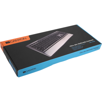Tastatura Canyon CNS-HKB4US Slim Aliminium, USB