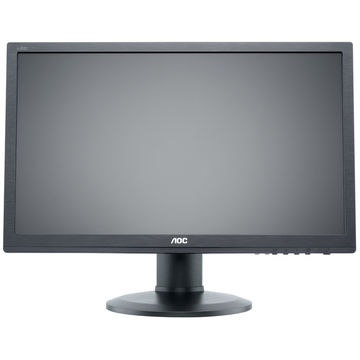 Monitor LED AOC e2460Pq, 24 inch, 1920 x 1080 Full HD, boxe, Negru