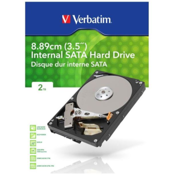 Hard disk Verbatim 53165, 2TB SATA3, 3.5 inch, 7200rpm