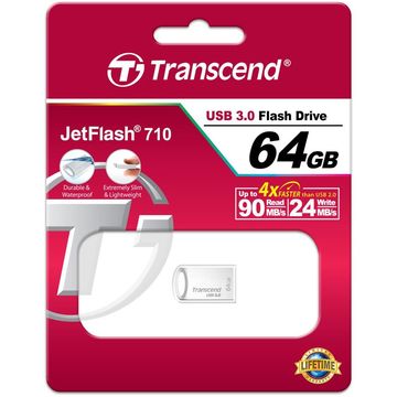 Memorie USB Transcend memorie USB 3.0 TS64GJF710S Jetflash 710s 64GB (Silver)