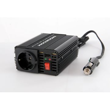 Modecom invertor de tensiune MC C015 24V-230V 150W, negru