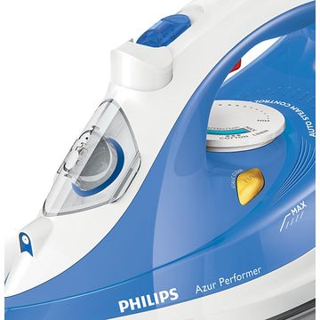 Fier de calcat Philips GC3810/20 Azur Performer cu abur, 2400W, albastru