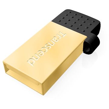 Memorie USB Transcend memorie USB 2.0 + micro USB JetFlash 380G, 32GB, Gold