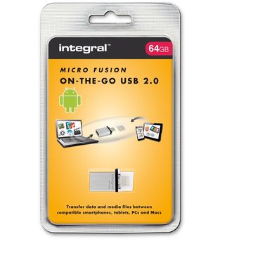 Memorie USB Integral memorie USB 2.0 64GB Micro Fusion OTG