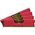 Memorie Corsair CMK16GX4M4A2666C15R Vengeance LPX Red, 4x4GB 2666MHz DDR4 CL15