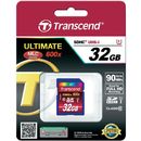 Card memorie Transcend TS32GSDHC10U1, SDHC 32GB Class10 UHS-I