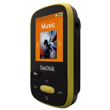 Player SanDisk MP3 player SDMX24-004G-G46Y CLip Sport 4GB, Galben