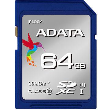 Card memorie Adata Premier SDXC UHS-I U1 64GB (Video Full HD)