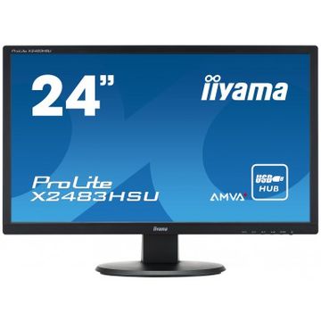 Monitor LED Iiyama Prolite X2483HSU-B1, 24 inch, 1920 x 1080 Full HD AMVA+