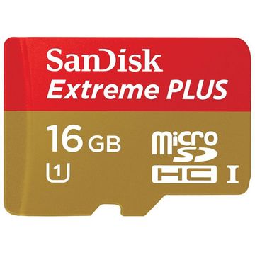 Card memorie SanDisk SDSDQX-016G-U46A, Extreme Plus micro SDHC 16GB UHS-I