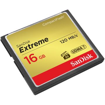 Card memorie SanDisk SDCFXS-016G-X46, Compact Flash Extreme 16GB UDMA7