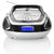 Hyundai Radio/CD Player Boombox TRC512AU3, argintiu