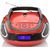Hyundai Radio/CD Player Boombox TRC512AU3FR, rosu