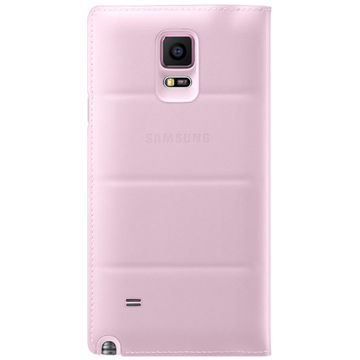 Husa Samsung husa S-View EF-CN910BPEGWW pentru Galaxy Note 4, Roz