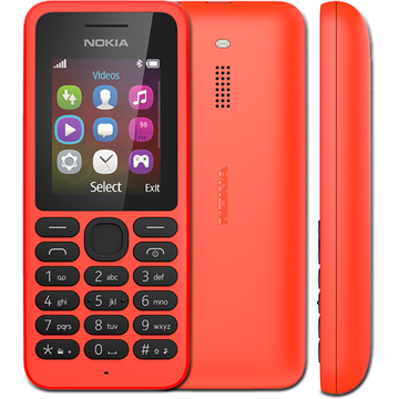 Telefon mobil Nokia 130 Single SIM, rosu