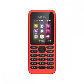 Telefon mobil Nokia 130 Dual SIM, rosu