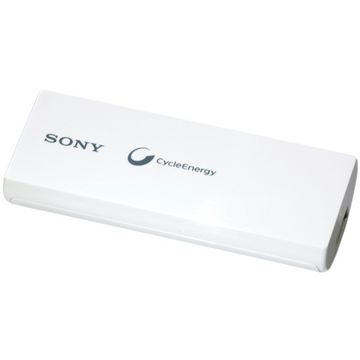 Baterie externa Sony acumulator extern Power Bank CP-V3W, 2800mAh, Alb