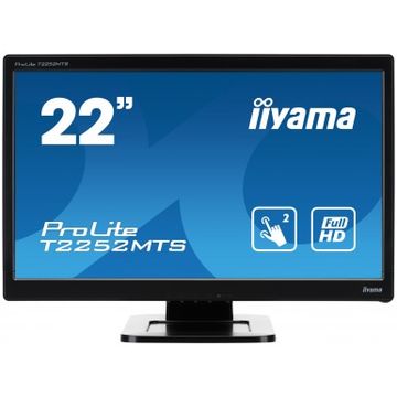 Monitor LED Iiyama Prolite T2252MTS-B3, 21.5 inch, 1920 x 1080 Full HD, negru