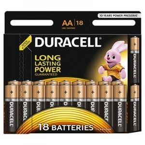 DURACELL baterie Basic AA LR06 18buc