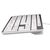 Tastatura Hama R9050453 Rossano Slim cu fir, alb / argintiu