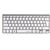 Tastatura Hama R9050454 Rossano wireless, alb / argintiu