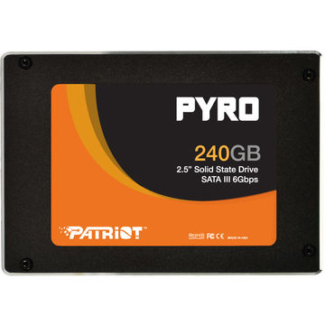 SSD Patriot Pyro,240GB SSD SATA III 6Gb/s, Speed 550/530MB, 2.5 inch, IOPS85K