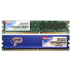 Memorie Patriot Signature 1GB DDR, 333 MHz, CL 2.5