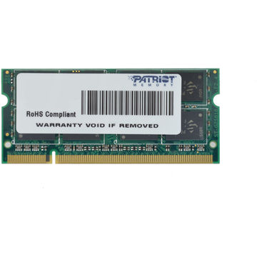 Memorie laptop Patriot Signature 4 GB DDR2, 800 MHz, Non-ECC, CL 6, SODIMM,