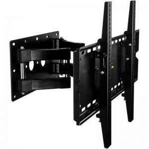 4World Suport brat dublu perete pt LCD 30''-54'', max 60kg, negru