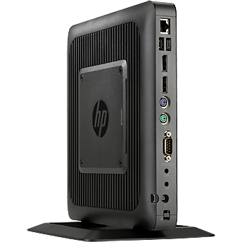 Sistem desktop brand HP t620 Flexible Thin Client, procesor AMD GX-217GA 1.65GHz, 4GB RAM, 16GB SSD, Windows 7