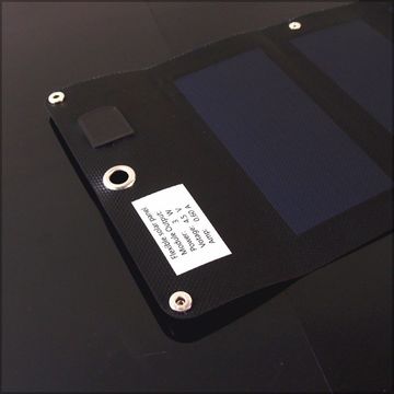 Baterie externa POWERNEED incarcator solar flexibil 3W S3W1B, 630mAh, negru