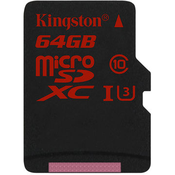 Card memorie Kingston SDCA3/64GBSP Micro SDXC 64GB Class UHS-I 3