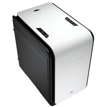 Carcasa AeroCool fara sursa DS Cube, Cube Case, alb/ negru