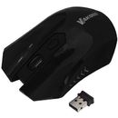 Mouse Vakoss ,TM-658UK, optic, wireless, 1600 dpi, negru, 4D