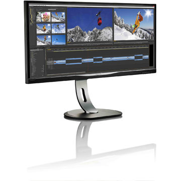Monitor LED Philips BDM3470UP/00, 34 inch, 3440 x 1440px, negru
