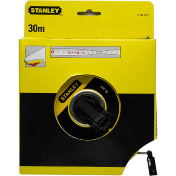 Stanley ruleta inchisa, cu banda din fibra de sticla, 30 m