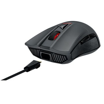 Mouse Asus ROG Gladius, optic USB, 6400dpi, Gri