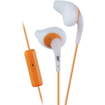 Casti JVC Gumy Sport HA-ENR15-W, intraauriculare, albe, cu microfon