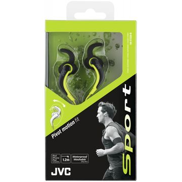 Casti JVC Sport HA-ETX30-B, intraauriculare, lavabile, negre