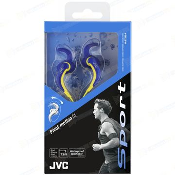 Casti JVC Sport HA-ETX30-A, intraauriculare, lavabile, albastre