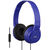 Casti JVC HA-SR185-A, tip DJ, pliabile, microfon, albastre