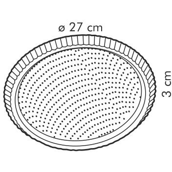 Tescoma Tava rotunda de tarta Delicia, 28 cm