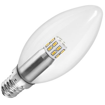 Vipow Bec LED ZAR0361, E14, putere 2.8 W, 240 lumeni, alb cald, sticla transparenta