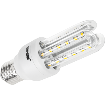 Vipow Bec LED ZAR0340, E27, putere 6 W, 380 lumeni, alb cald, forma 3U