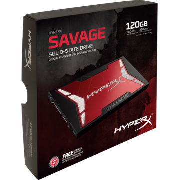 SSD Kingston SSD HyperX Savage, 120GB, SATA III 6Gb/s, Speed 560/360MB, 2.5 inch, 7 mm
