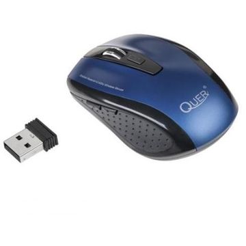 Mouse Quer KOM0569, optic, wireless, albastru